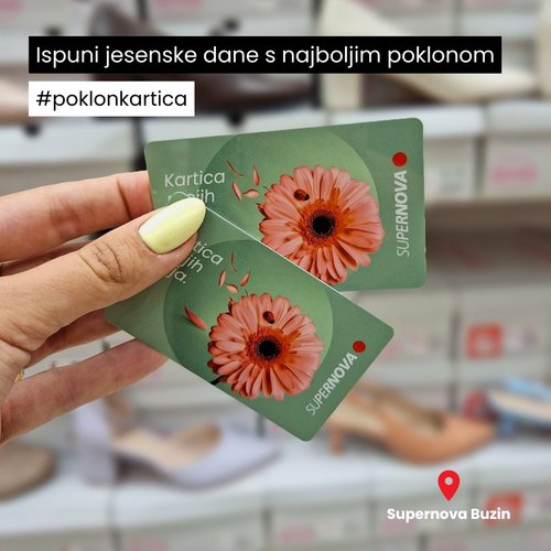 Odabir koji će uvijek biti dobrodošao bez obzira na prigodu 😍😍

#supernovahrvatska #poklon #poklonkartica #shopping...